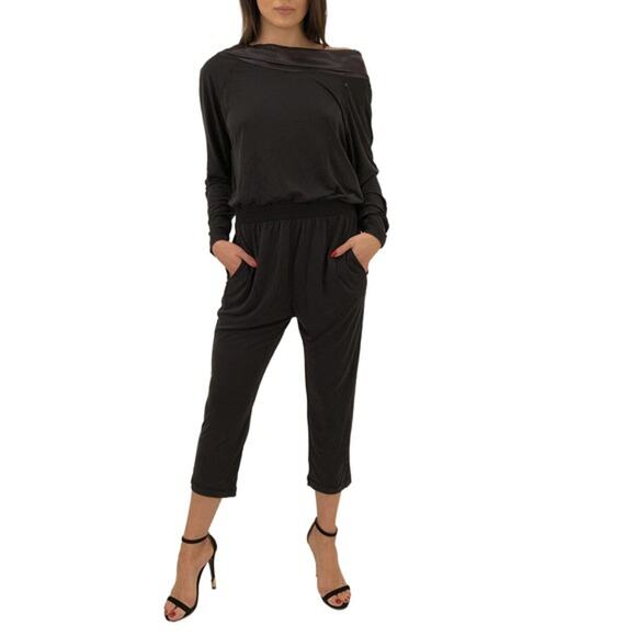 Diesel T Eira Tank Top Satin Dark Grey Blouse Women's Sz XS NEW - Picture 1 of 6